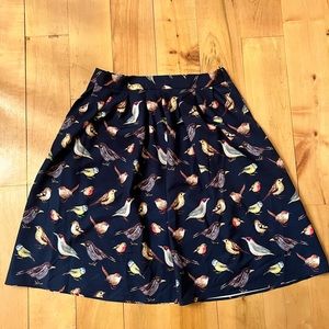 Pocketed bird skirt!